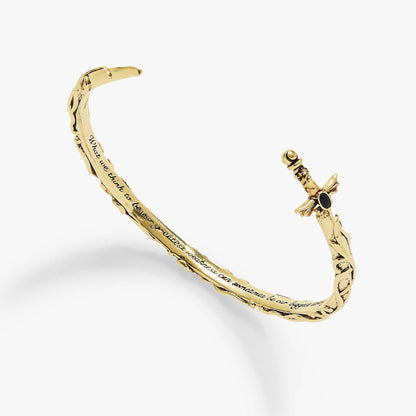 A Court of Thorns and Roses™ Illyrian™ Sword & Shadows Cuff - Gold