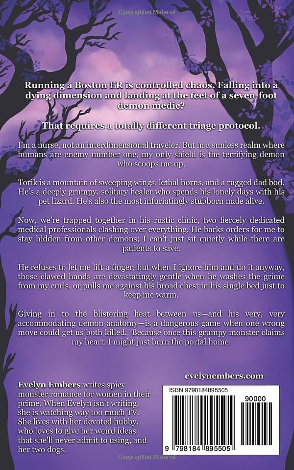 Healing the Demon: A Cozy, Spicy, Monster Fantasy Romance (Demons of the Rift)Special Edition Paperback- Signed book plates & Character art