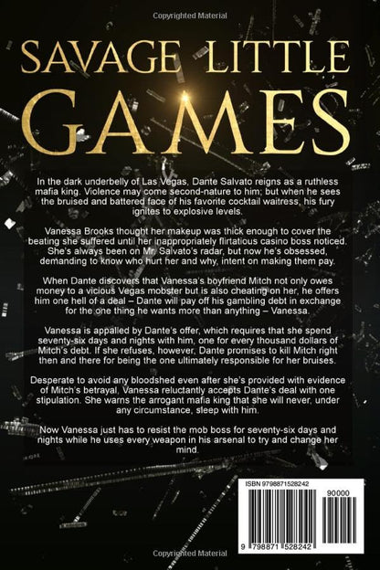 Savage Little Games: A Dark Mafia, Enemies to Lovers Romance (Sin City Mafia)
