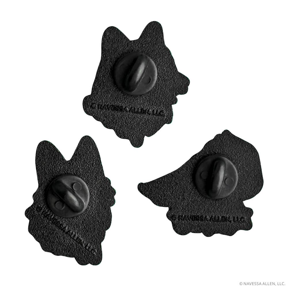 Into Darkness Series: Pets of Darkness Enamel Pins (3-Pack)