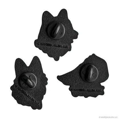 Into Darkness Series: Pets of Darkness Enamel Pins (3-Pack)