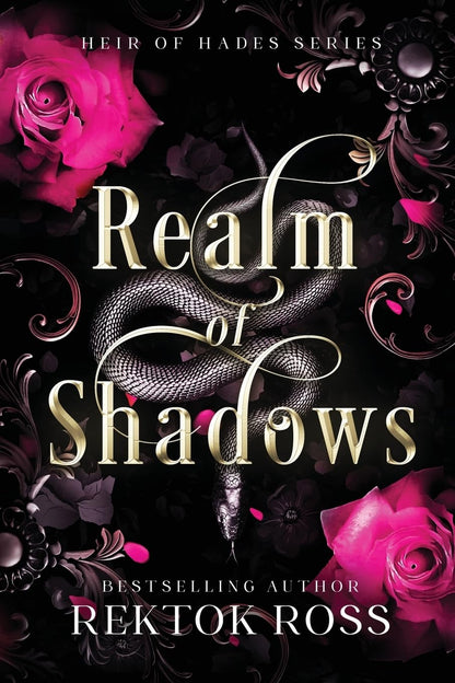 Realm of Shadows: A Slow Burn Hades & Persephone Gothic Romantic Fantasy Retelling (Heir of Hades Romantasy Series) - Signed Bookplate plus bookmark from Author