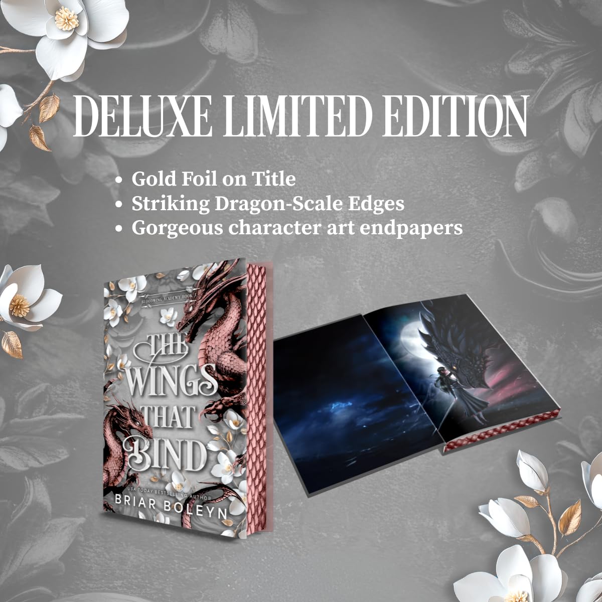 The Wings That Bind (Deluxe Edition): A Novel - An Intense Dark Academia Adventure of Magic, Betrayal, and Dangerous Secrets (Bloodwing Academy, 3)