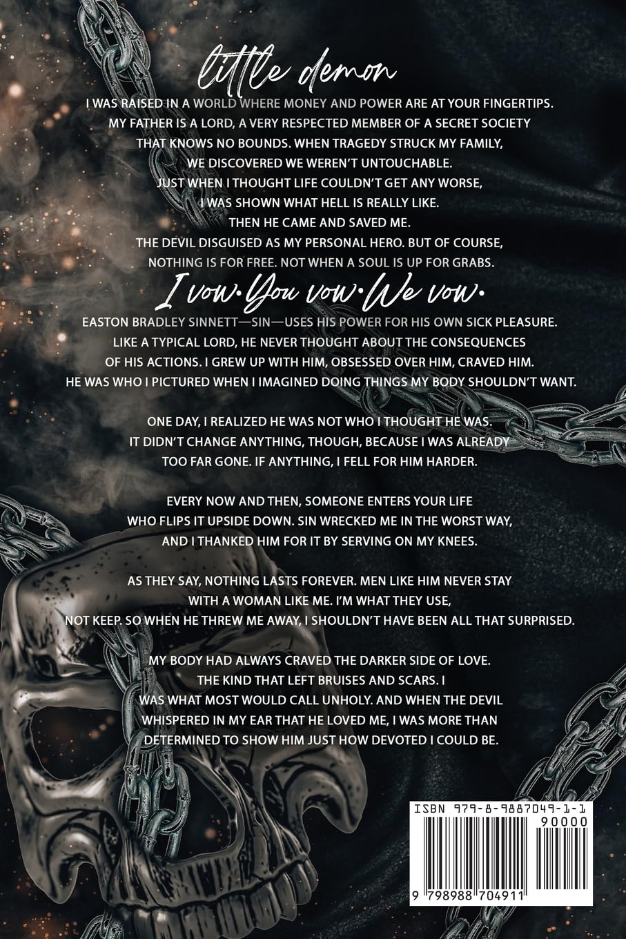 The Sinner : A Dark Enemies to Lovers Romance: The lord Series