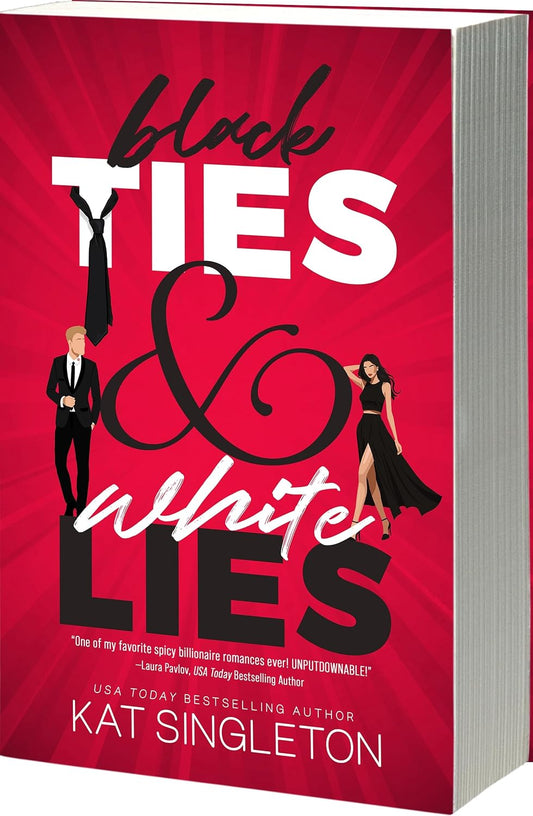 Black Ties and White Lies: A Billionaire Fake Engagement Romance (Black Tie Billionaires)