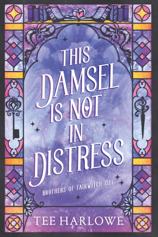 This Damsel Is Not in Distress: A Cozy Fantasy Romance (Brothers of Fairwitch Isle) book 1- Signed by Author