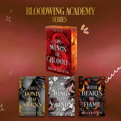On Wings of Blood: A Novel (Bloodwing Academy, 1) Paperback Sprayed Edge Edition