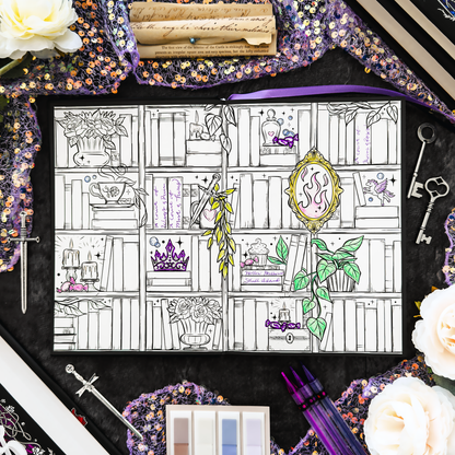 A Court of Thorns and Roses: House of Wind Library Reading Journal for Readers
