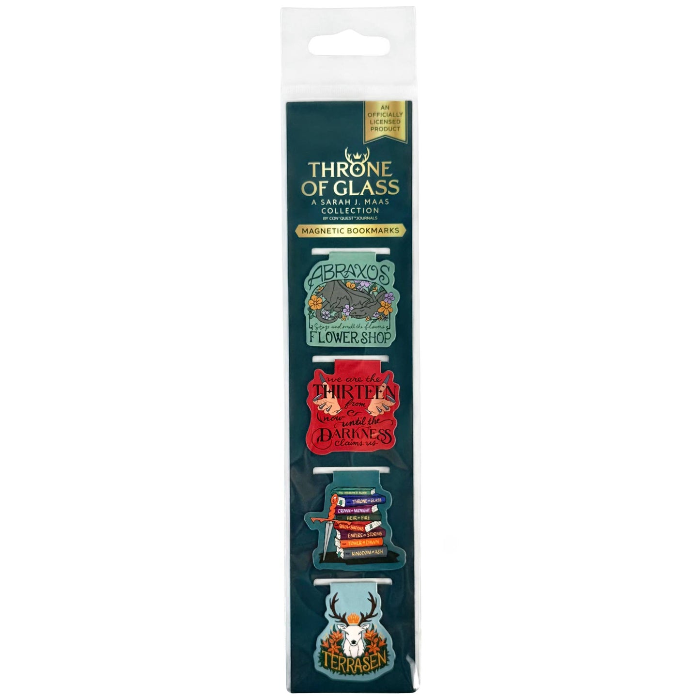 Throne of Glass Magnetic Bookmarks (4-Pack)