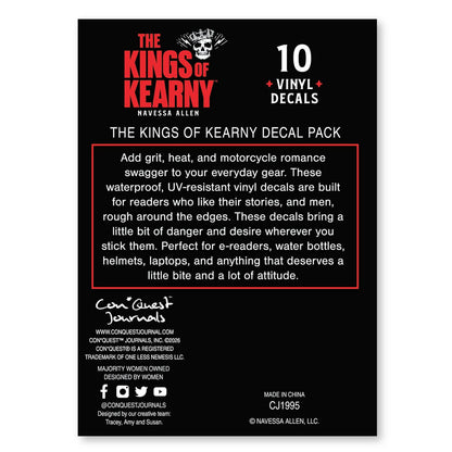 (10-Pack) The Kings of Kearny Decals