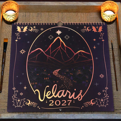 A Court of Thorns and Roses: Velaris 2027 Spiral Wall Calendar