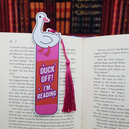 “Duck Off, I’m Reading” Bookmark