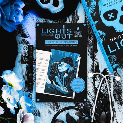 Lights Out Book Scene Illustrations (6-Pack)