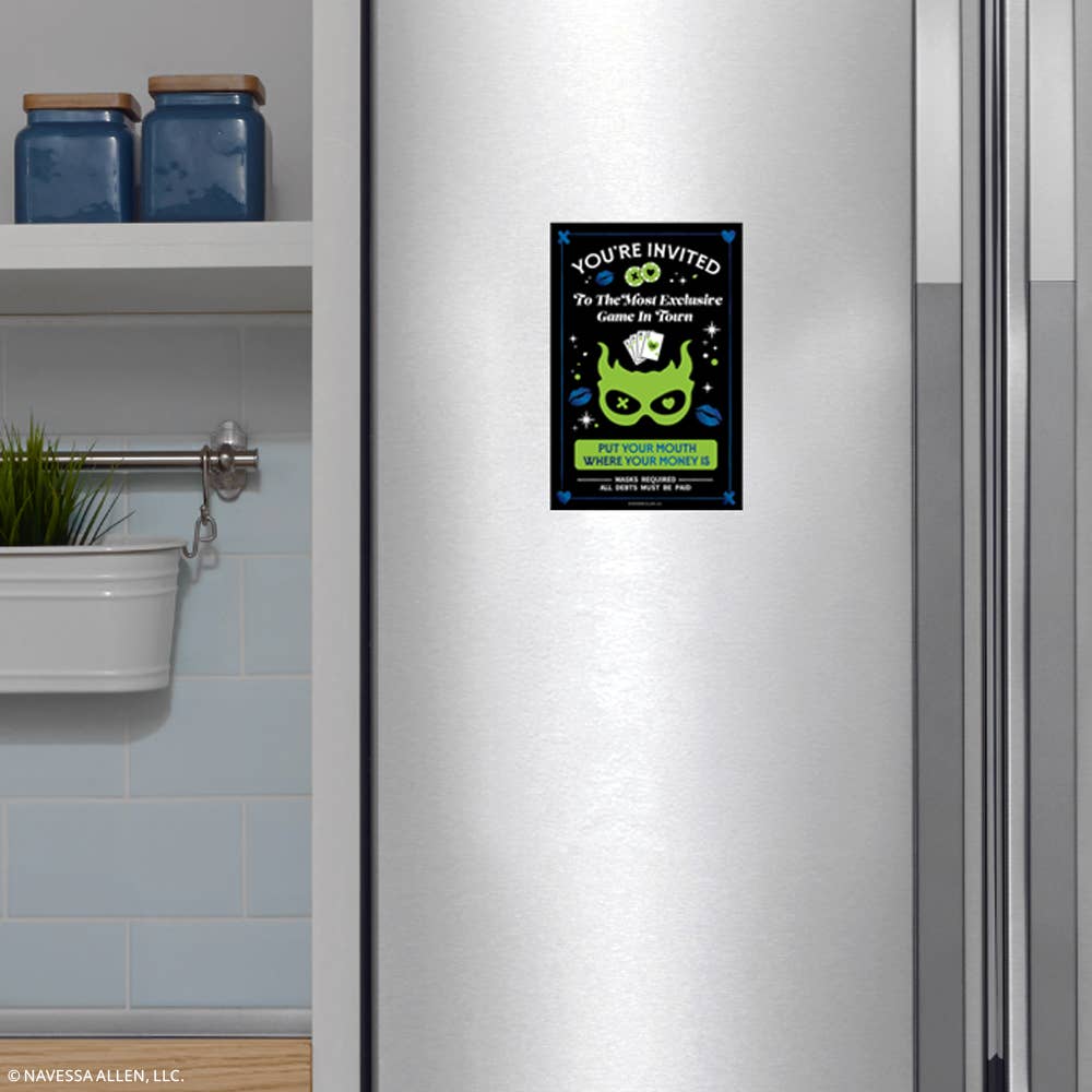 Game On: Replica Invitation Magnet (4'' x 6'')