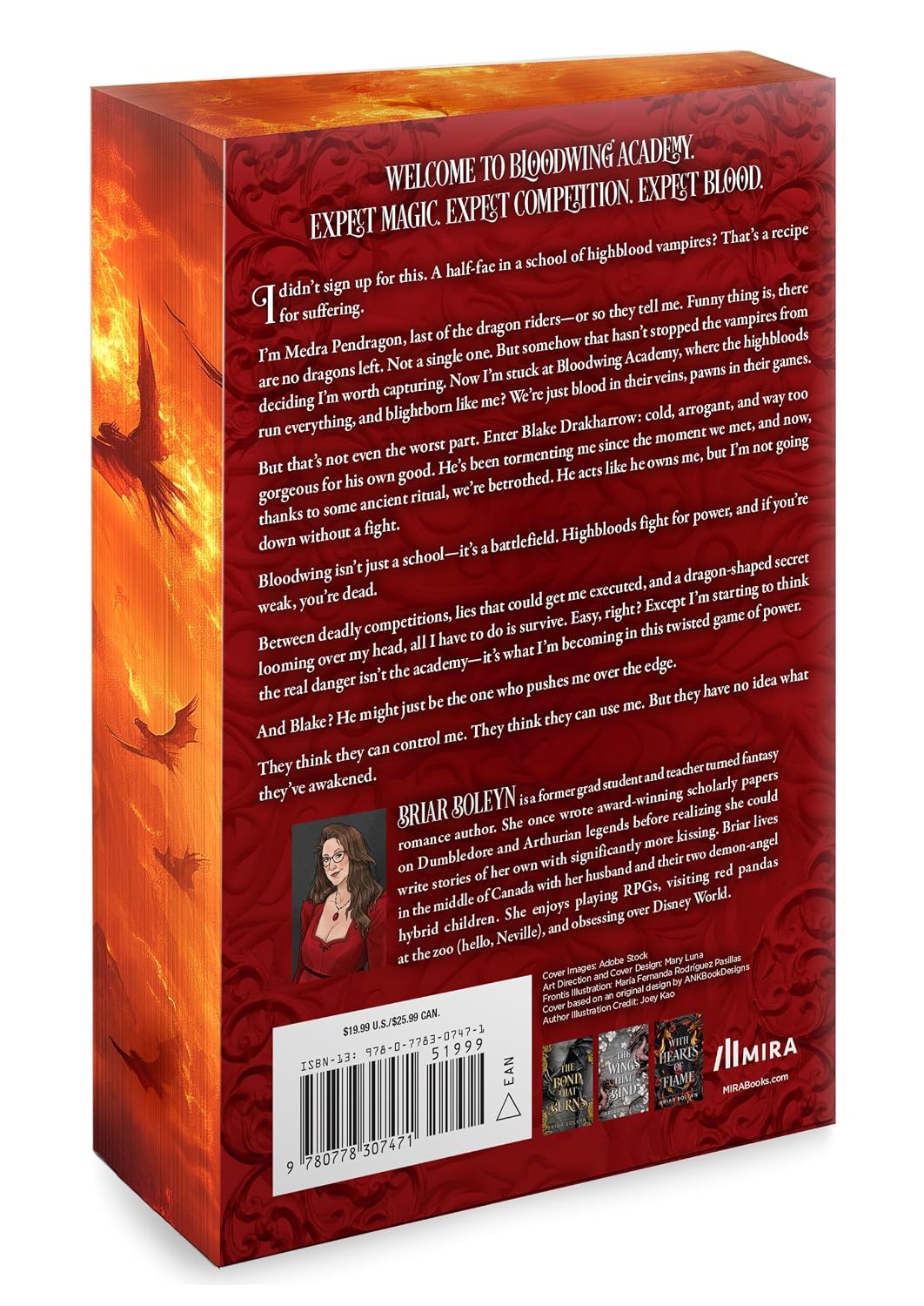 On Wings of Blood: A Novel (Bloodwing Academy, 1) Paperback Sprayed Edge Edition