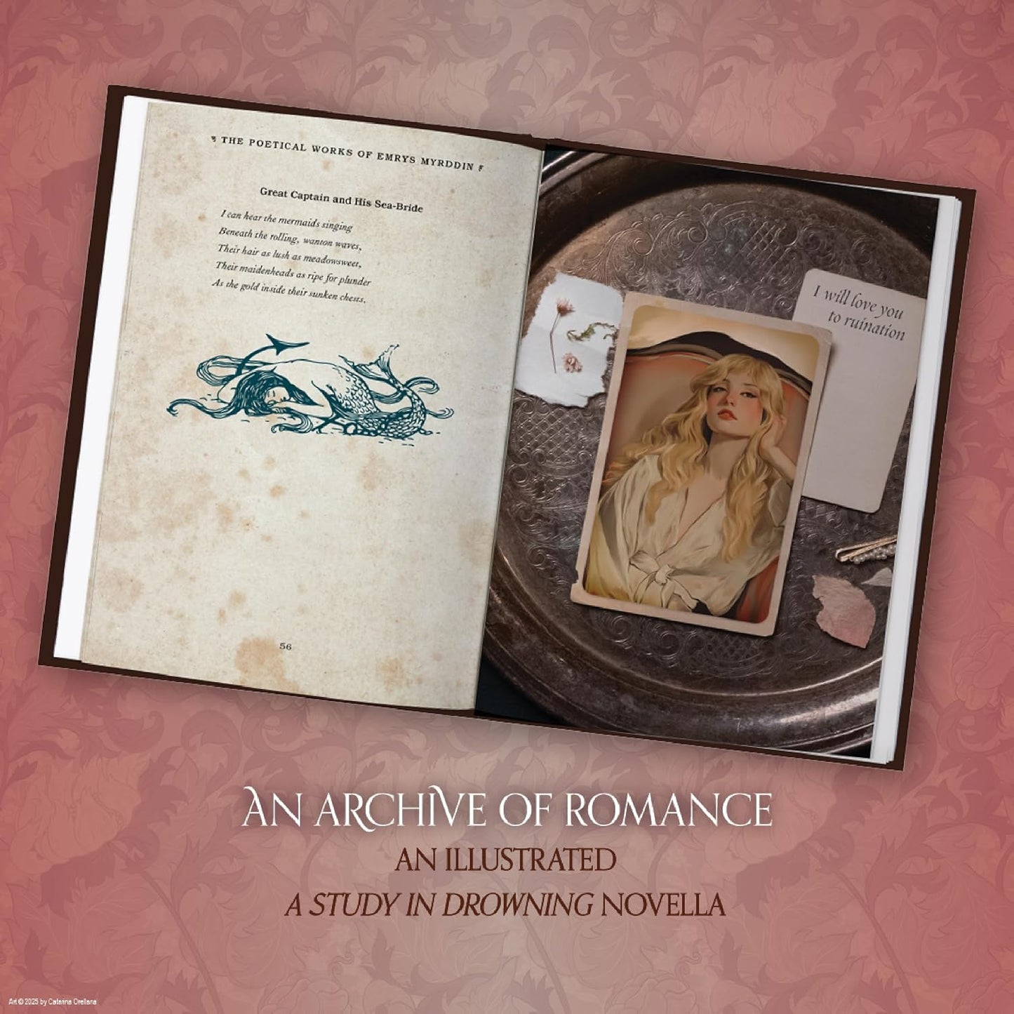 An Archive of Romance Deluxe Illustrated Edition: A Study in Drowning Novella, Includes Full-Color Illustrations, Map Endpapers, and Foil Flourishes