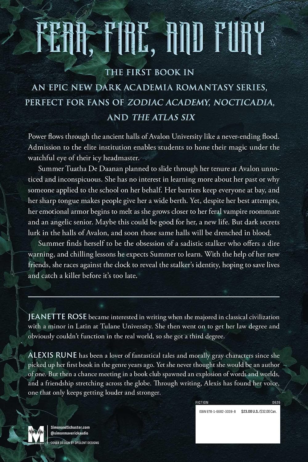 Blood & Betrayals (Avalon University)