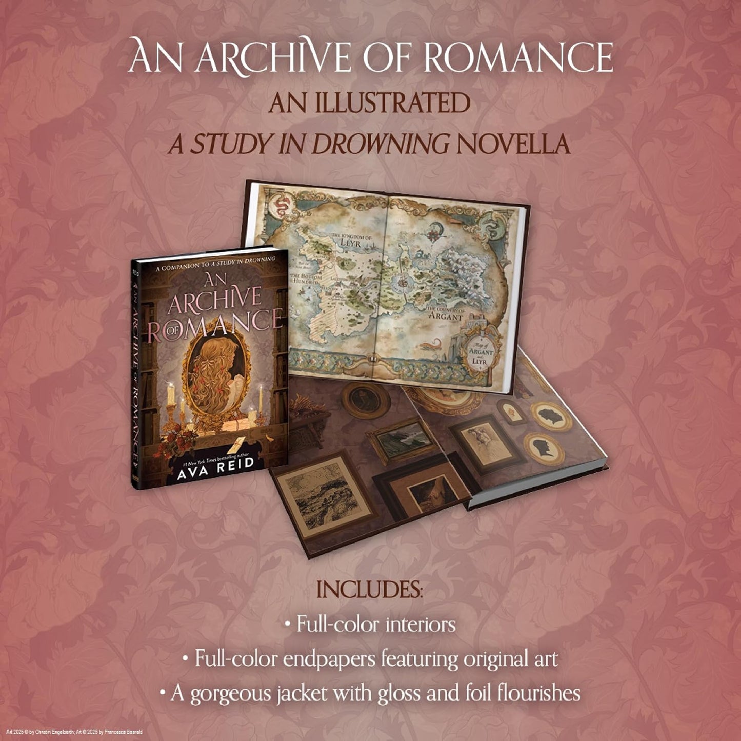 An Archive of Romance Deluxe Illustrated Edition: A Study in Drowning Novella, Includes Full-Color Illustrations, Map Endpapers, and Foil Flourishes