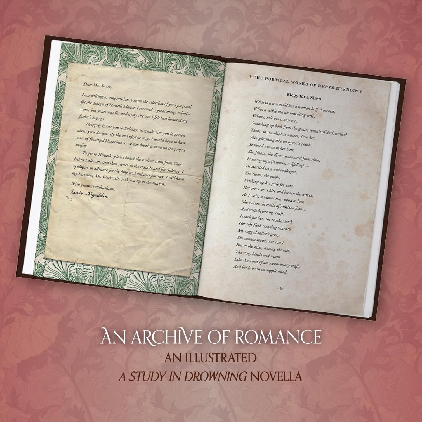 An Archive of Romance Deluxe Illustrated Edition: A Study in Drowning Novella, Includes Full-Color Illustrations, Map Endpapers, and Foil Flourishes