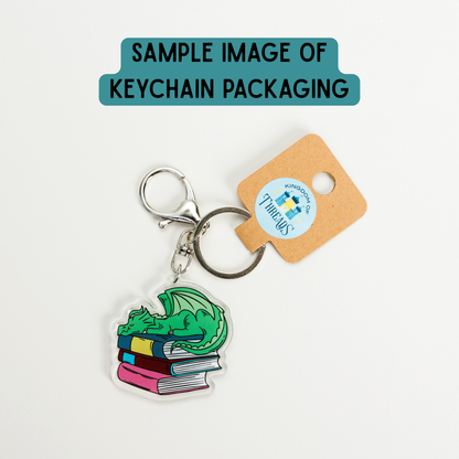 Kingsley with Halp! Sign Keychain | Assistant to the Villain