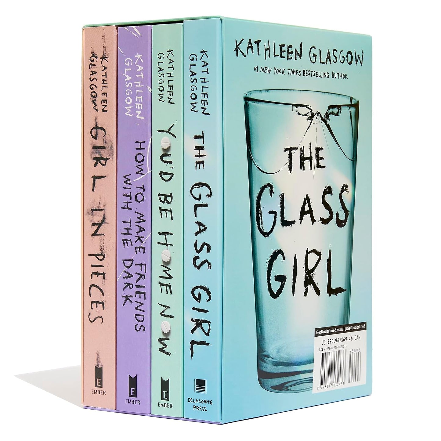 Girl in Pieces; How to Make Friends with the Dark; You'd Be Home Now; The Glass Girl: Kathleen Glasgow 4-Book Boxed Set: