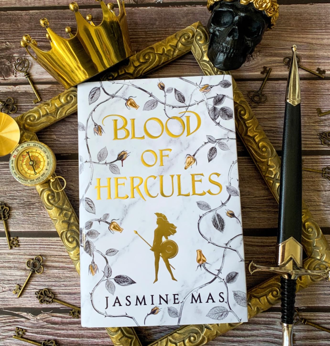 Blood of Hercules Collector's Edition: A Dark Romantasy of Greek Mythology, Enemies to Lovers, for Fans of Spicy BookTok Reads with Gold Sprayed Edges (Villains of Lore, 1)