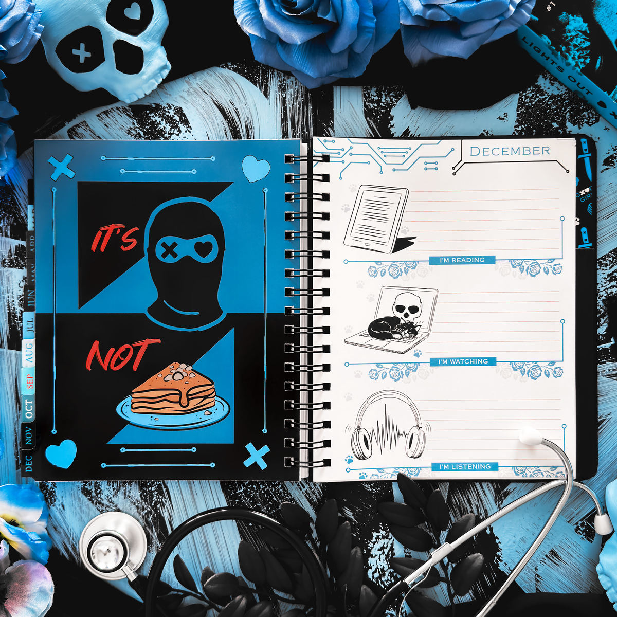 Lights Out 2027 Weekly Planner, Personal Organizer