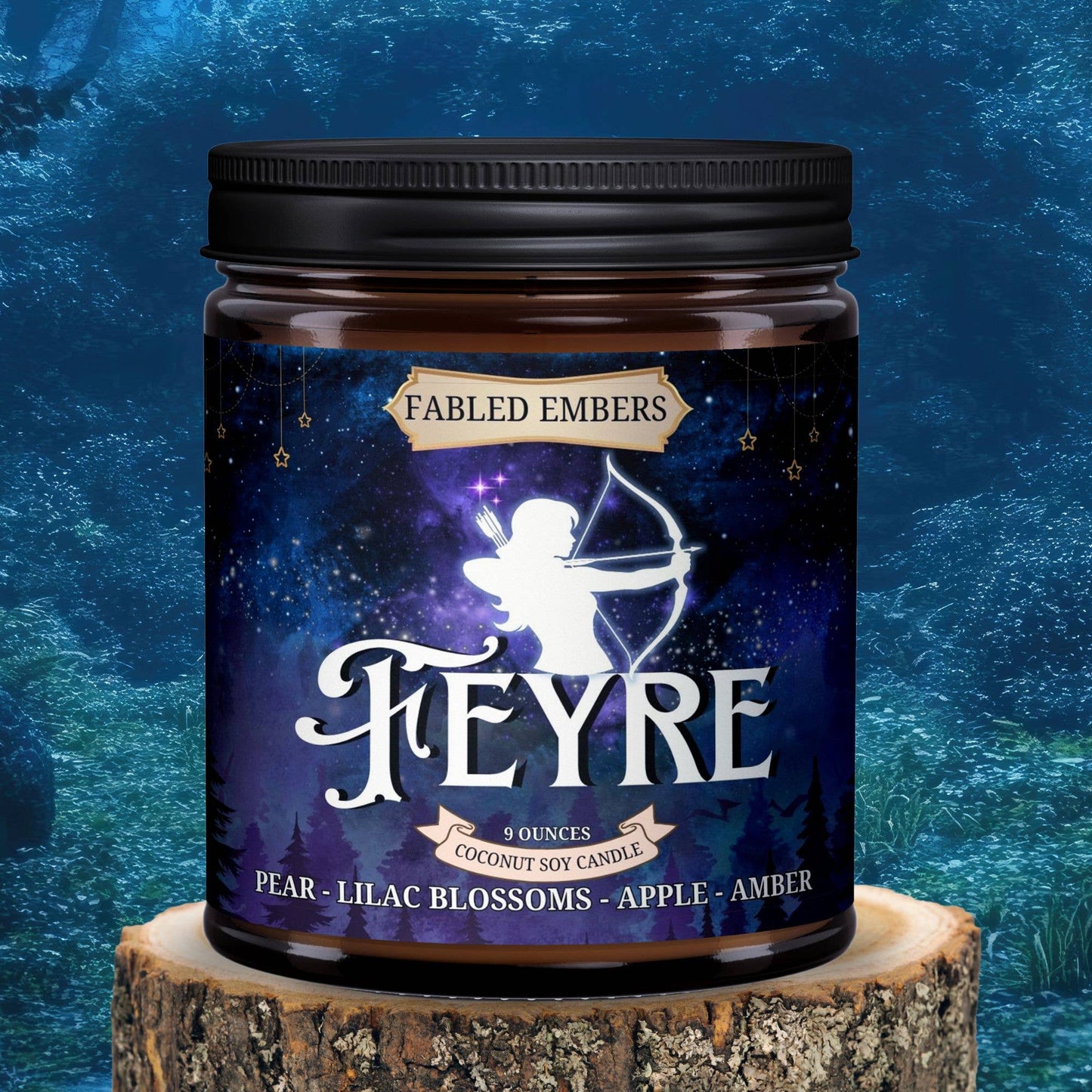 FEYRE ACOTAR Inspired book lovers candle