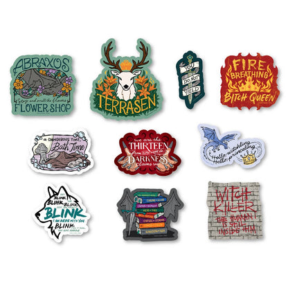 (10-Pack) Throne of Glass Decals