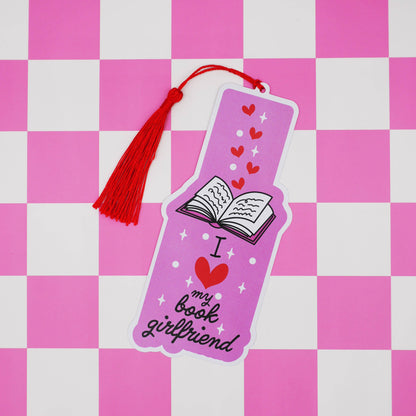 “I Love My Book Girlfriend” Bookmark