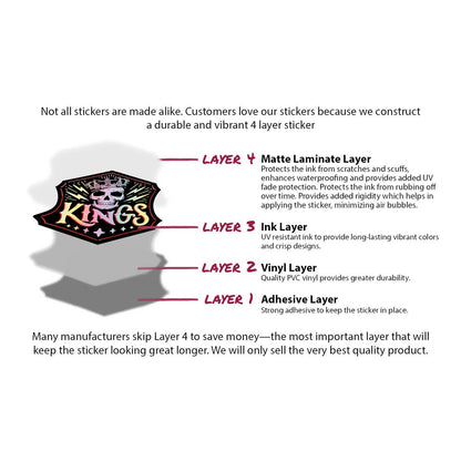 (10-Pack) The Kings of Kearny Decals