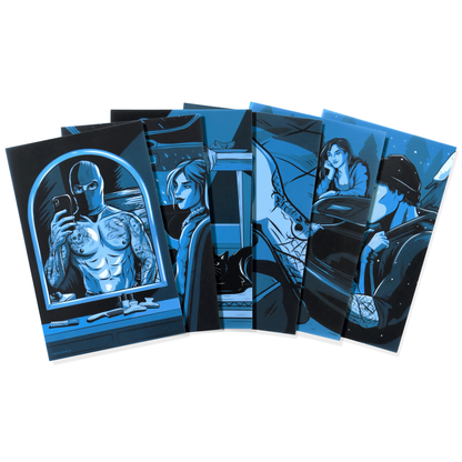 Lights Out Book Scene Illustrations (6-Pack)