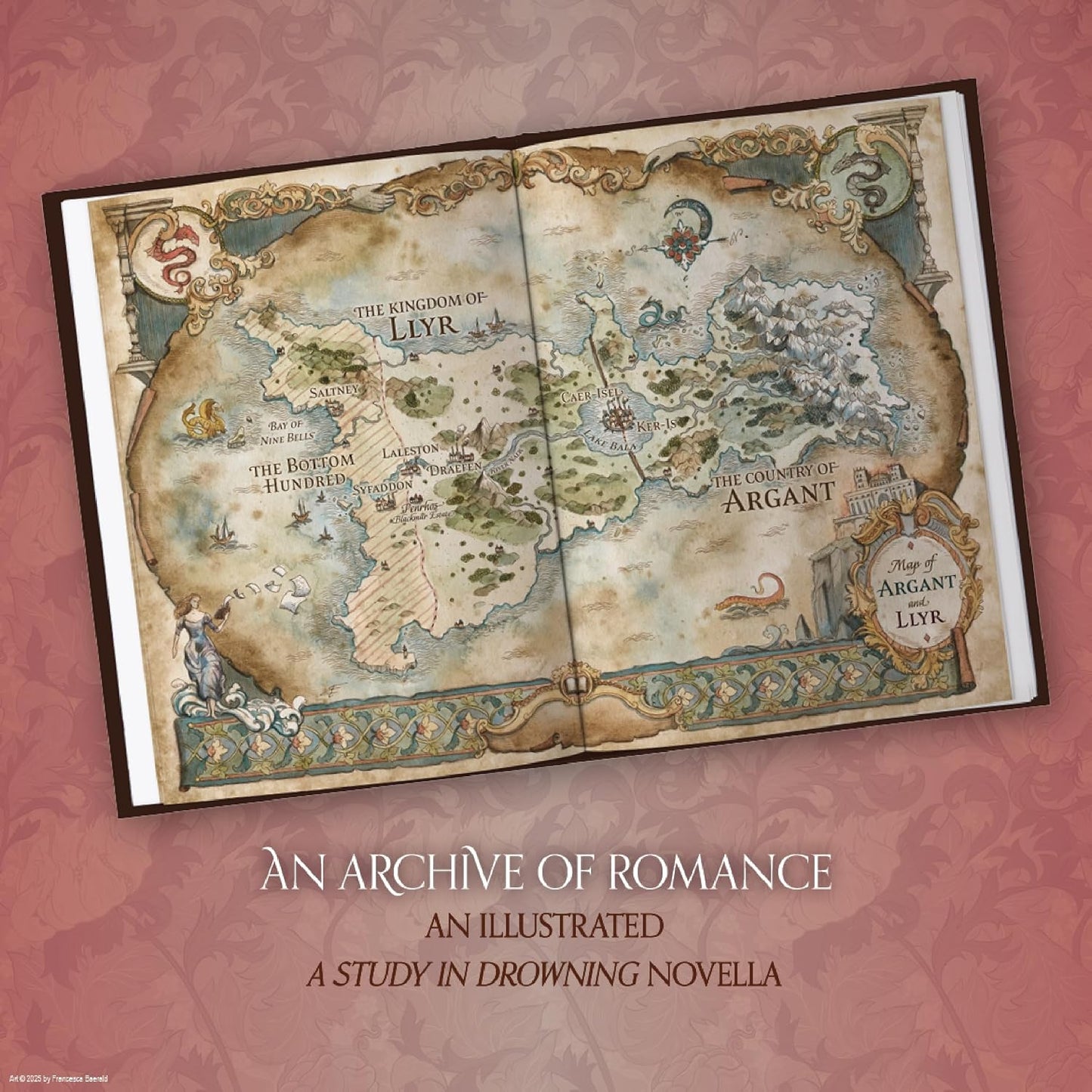 An Archive of Romance Deluxe Illustrated Edition: A Study in Drowning Novella, Includes Full-Color Illustrations, Map Endpapers, and Foil Flourishes