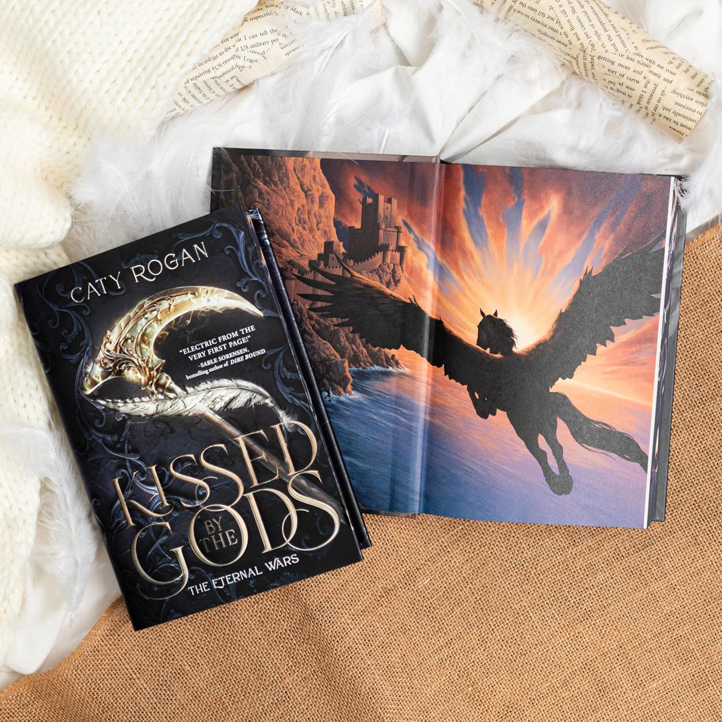 Kissed by the Gods (Deluxe Limited Edition) (The Eternal Wars, 1)
