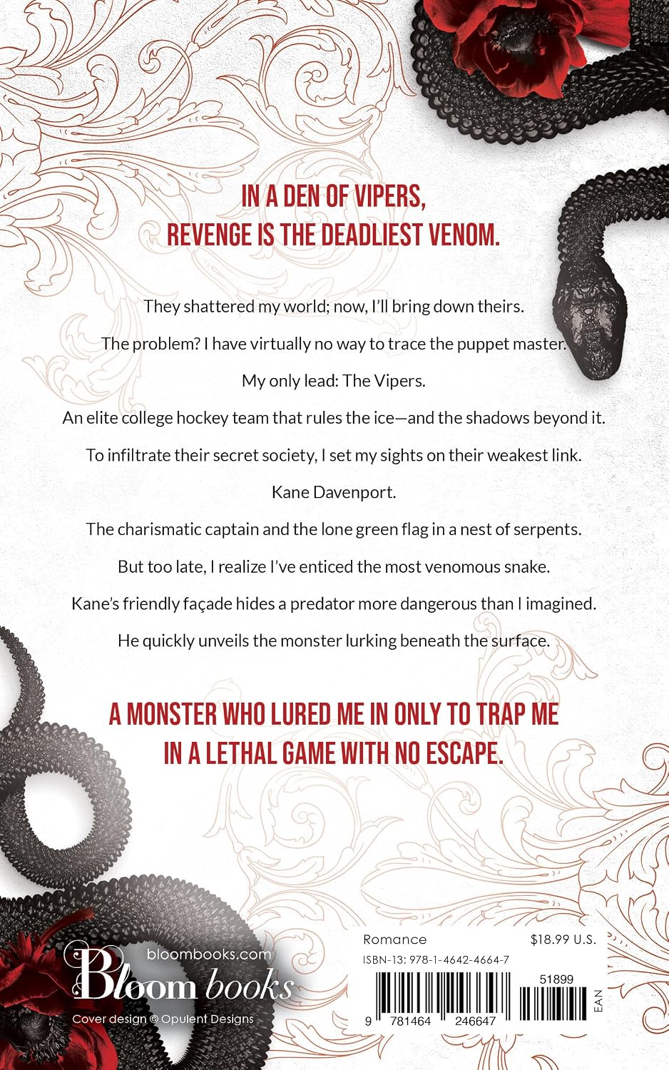 Beautiful Venom (Standard Edition): A Dark Hockey Romance (Vipers, 1)
