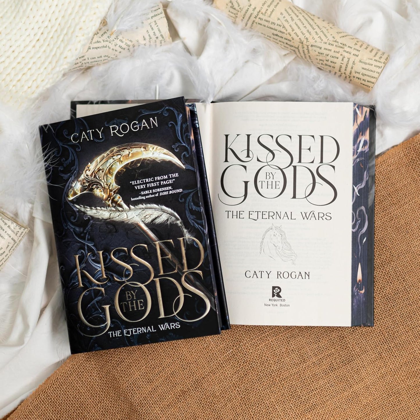 Kissed by the Gods (Deluxe Limited Edition) (The Eternal Wars, 1)