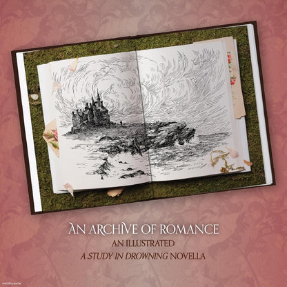 An Archive of Romance Deluxe Illustrated Edition: A Study in Drowning Novella, Includes Full-Color Illustrations, Map Endpapers, and Foil Flourishes
