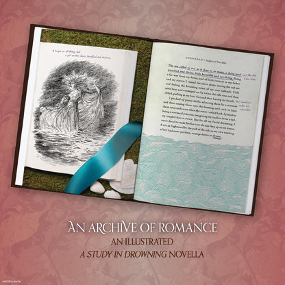 An Archive of Romance Deluxe Illustrated Edition: A Study in Drowning Novella, Includes Full-Color Illustrations, Map Endpapers, and Foil Flourishes
