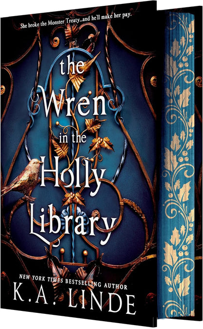 The Wren in the Holly Library (Deluxe Limited Edition): An Enemies-to-Lovers Romantasy in a Post-Monster-War New York City (Oak & Holly Cycle, 1)