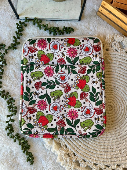 8x10 Strawberry Book Sleeve | Book Sleeve | Kindle Storage
