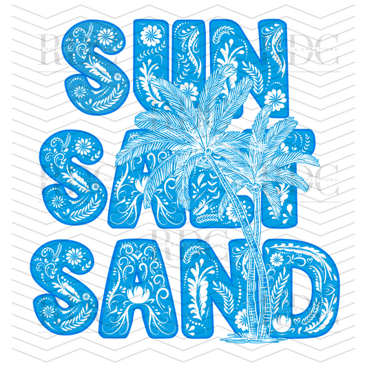 Sun, Salt, Sand Ready to Press DTF