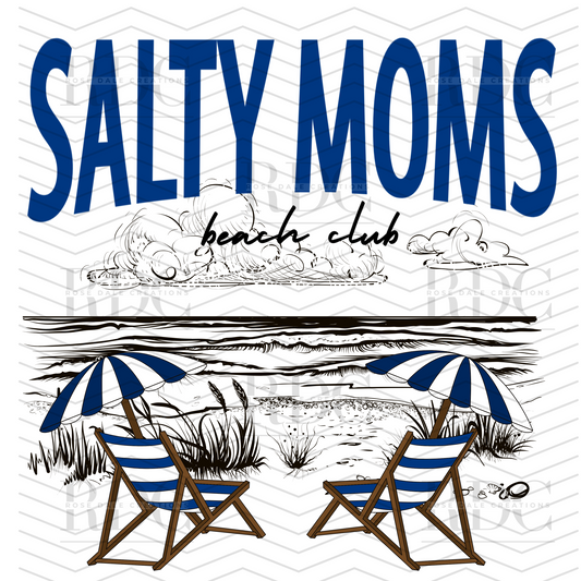 Salty Moms Beach Club Ready to Press DTF