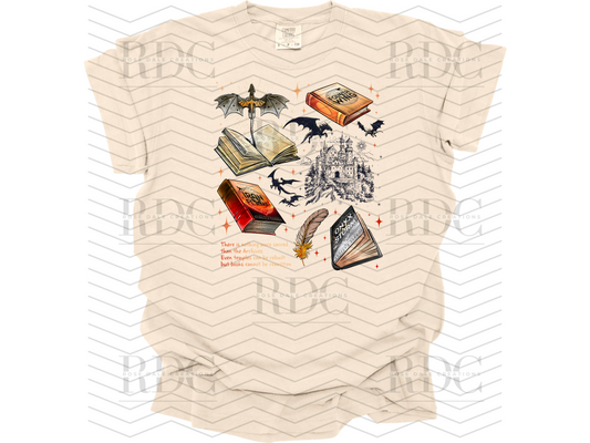 Fourth Wing Book T-shirt