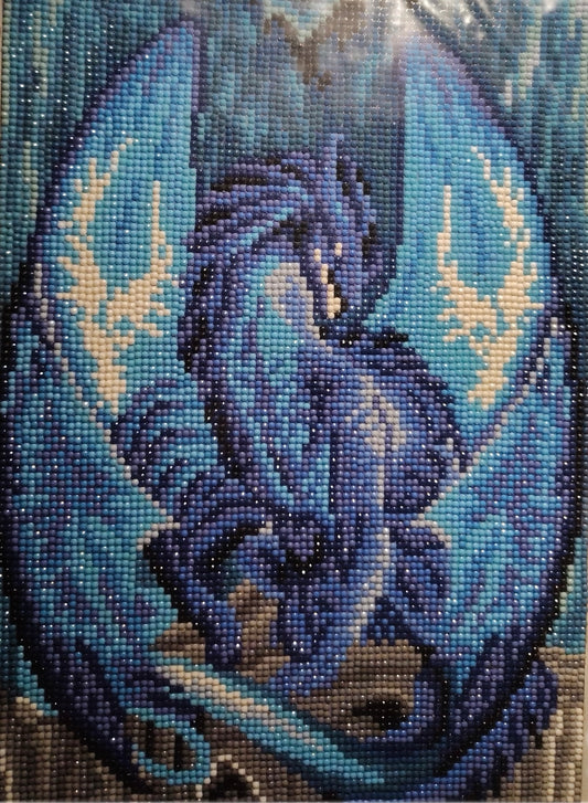 Blue Dragon  Completed 5D Diamond Painting