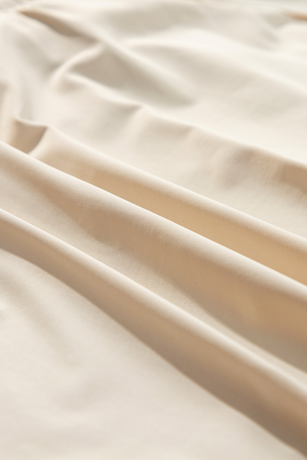 Beige Drawstring Elastic Waistband Lined Tennis Skorts