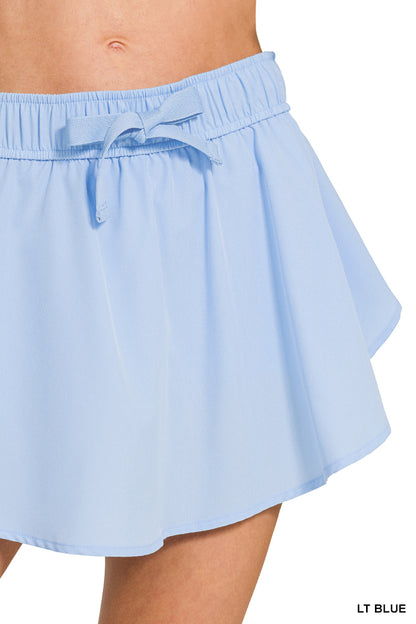 Women's Soft woven active skorts (6429Y)