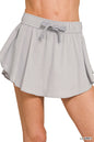 Women's Soft woven active skorts (6429Y)