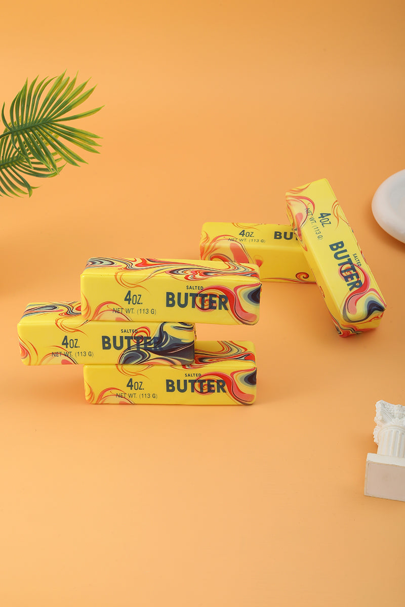 Tie dye rainbow butter stress relief squeezy