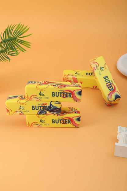 Tie dye rainbow butter stress relief squeezy
