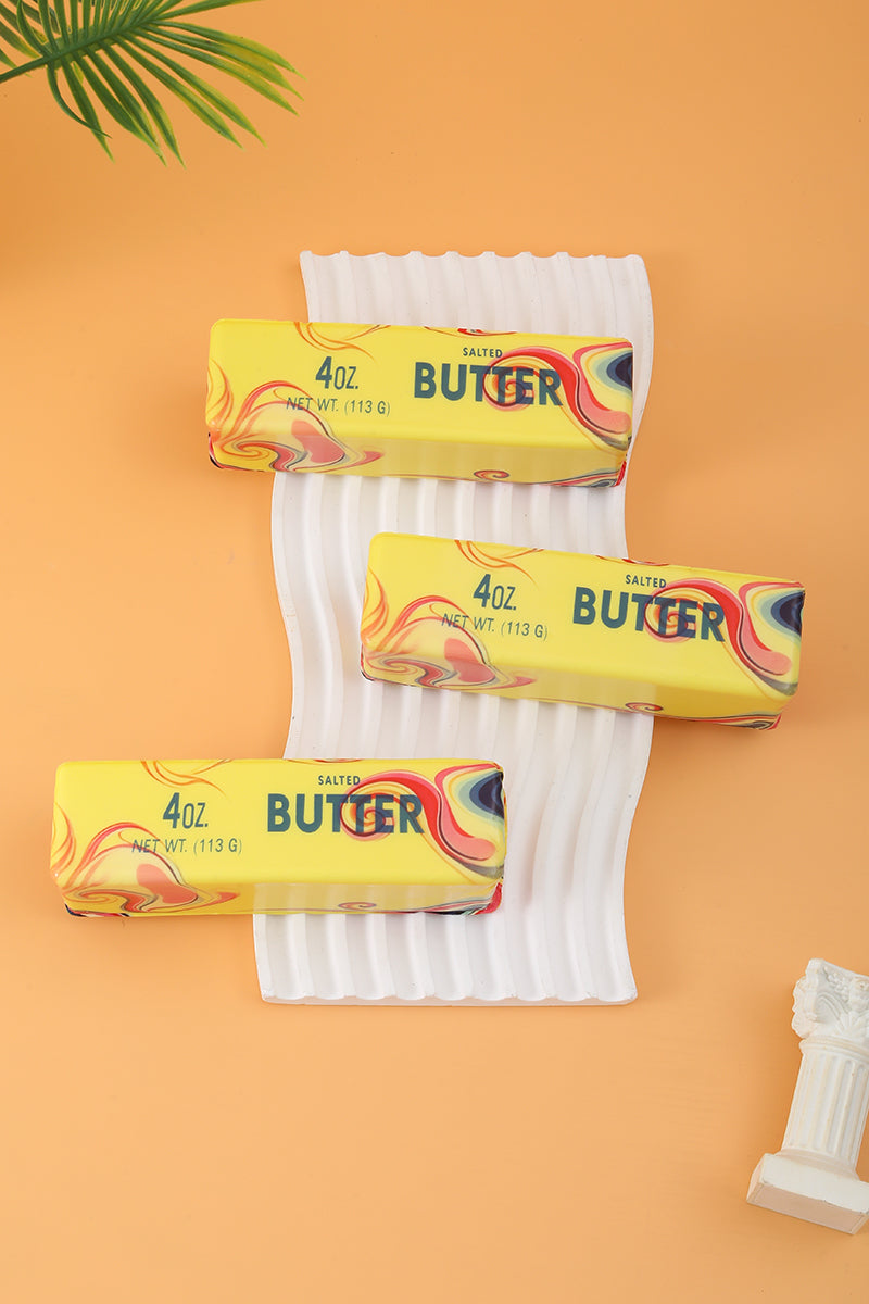 Tie dye rainbow butter stress relief squeezy
